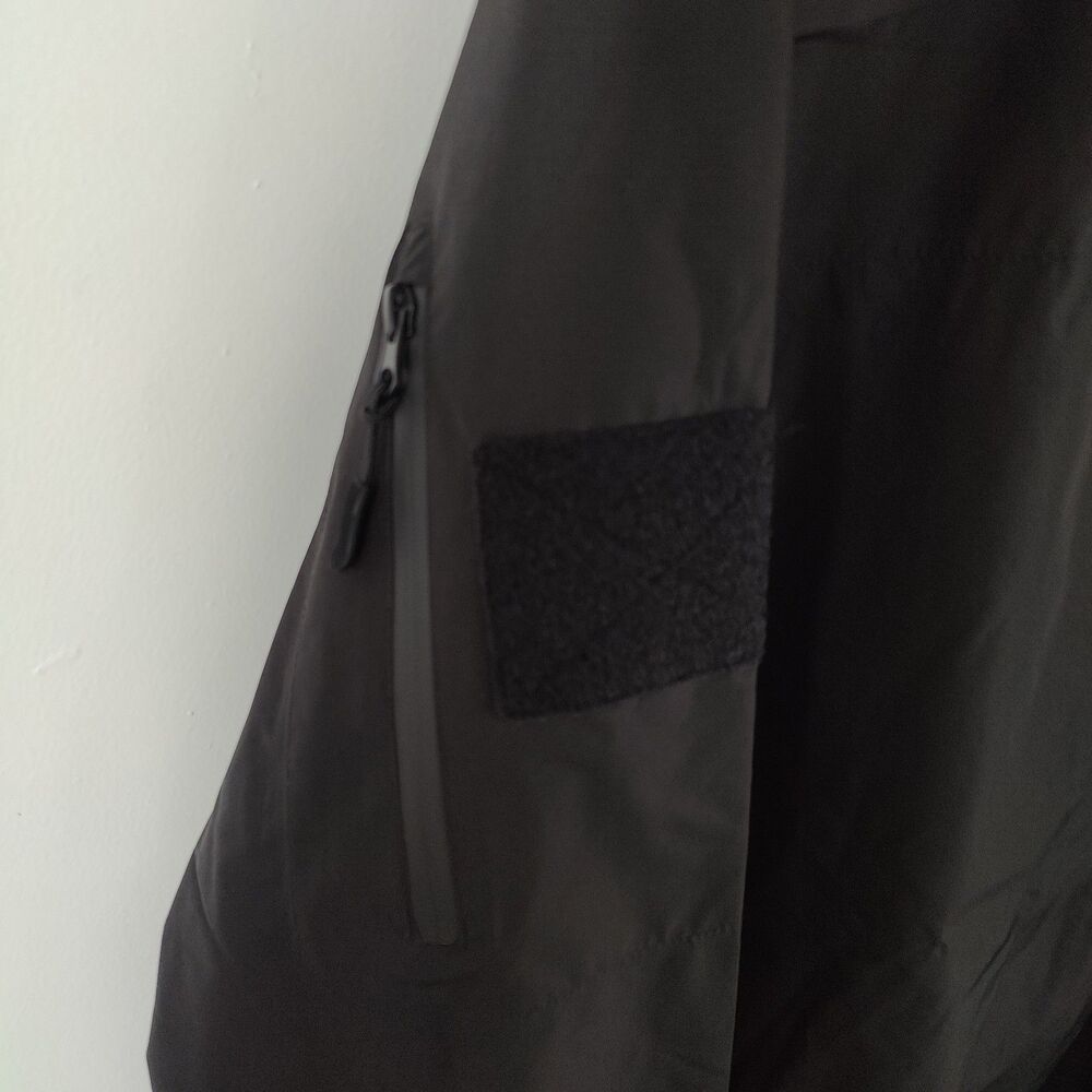 Baerskin Tactical Jacket Mens 2XL Black Zip Rain Hooded Full Zip Logo NEW - Picture 4 of 7